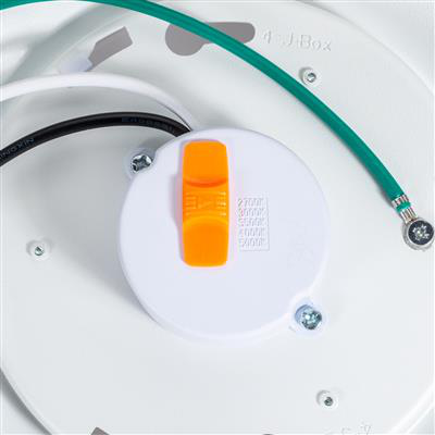 8W LED Surface Mount Disk Light - CCT Selectable, 4”