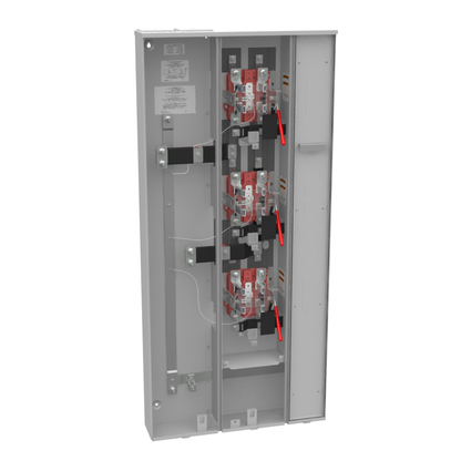 5 Terminal Ringless Large Closing Plate Lever Bypass 3 Position 3-200 Ampere Main Breaker Provision Long Island Lighting Company