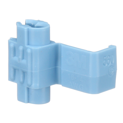 3M Scotchlok Electrical Idc 560-Pouch, Light Blue, 1816 Awg (Solid/Stranded), 14 Awg (Stranded), 100/Pouch, 1000/Case