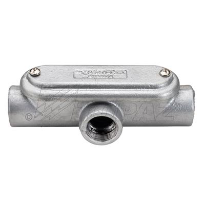 3-1/2" HDG Malleable Iron T Type Conduit Body with Cover and Gasket