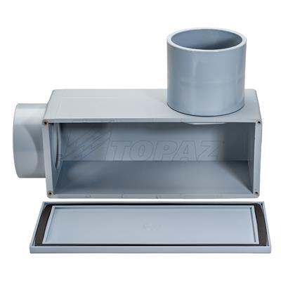 3-1/2" Schedule 40 PVC LR Type Conduit Bodies with Junction Boxes