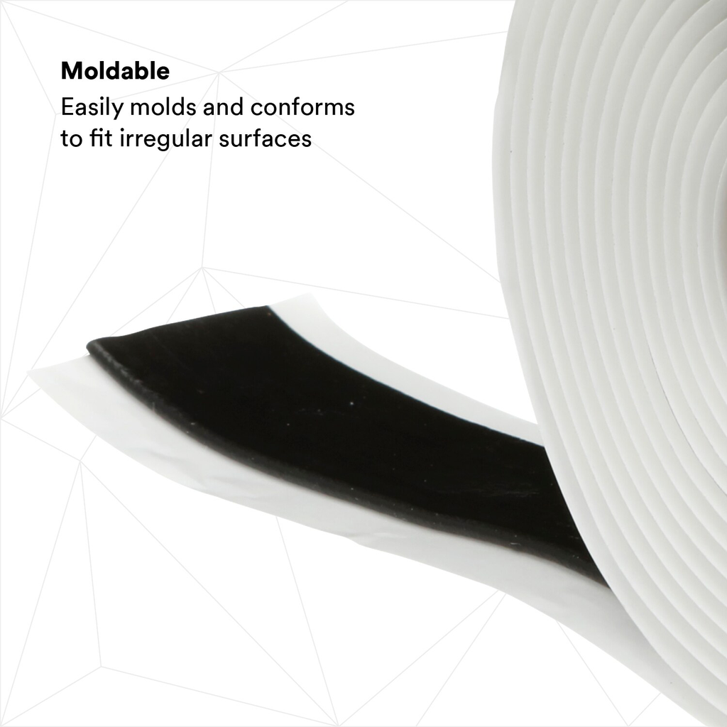 3M Scotch-Seal Mastic Tape Compound 2229, 1-1/2 in x 30 ft, Black, 5 rolls/Case