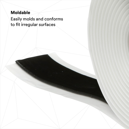 3M Scotch-Seal Mastic Tape Compound 2229, 1-1/2 in x 30 ft, Black, 5 rolls/Case