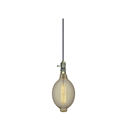 60 Watt BT56 Incandescent vintage style; Amber; 2000 Average rated hours; Medium Base; 120 Volt