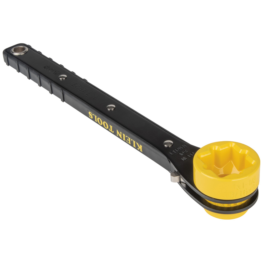 4-in-1 Lineman's Slim Ratcheting Wrench