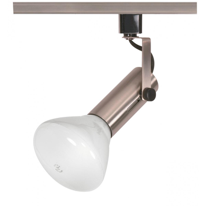 1 Light - 2" - Track Head - Universal Holder - Brushed Nickel Finish
