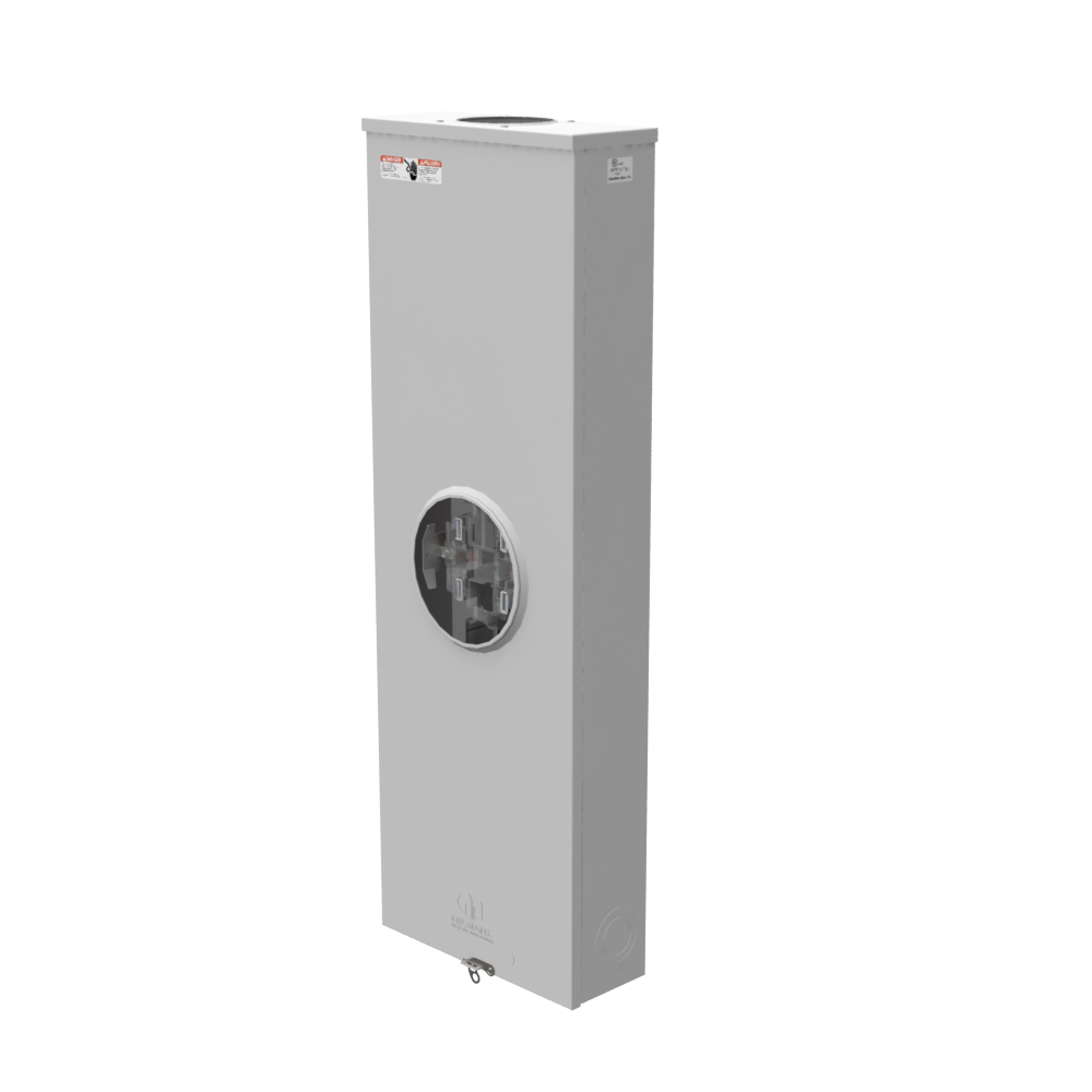 4 Terminal Ringless Large Hub Open Lever Bypass Single Connector 4-600kcmil 7-8 In Barrel Lock Ground With Bracket Provision