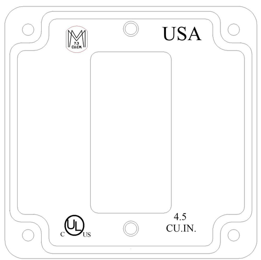 11432, Electrical Square Box Cover