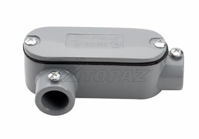 2" LR Type Set Screw EMT Conduit Body with Cover & Gasket
