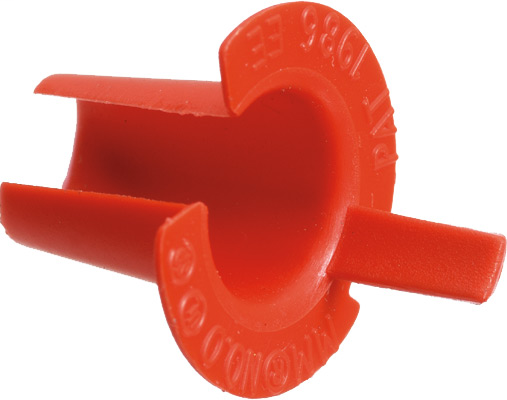 Anti-short bushing. Plastic. Trade Size 1-1/4. Cable Range 4/1 to 900 MCM.