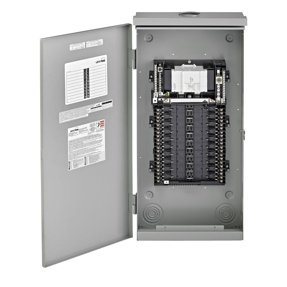 20 Space Outdoor Load Center with 125A Main Circuit Breaker