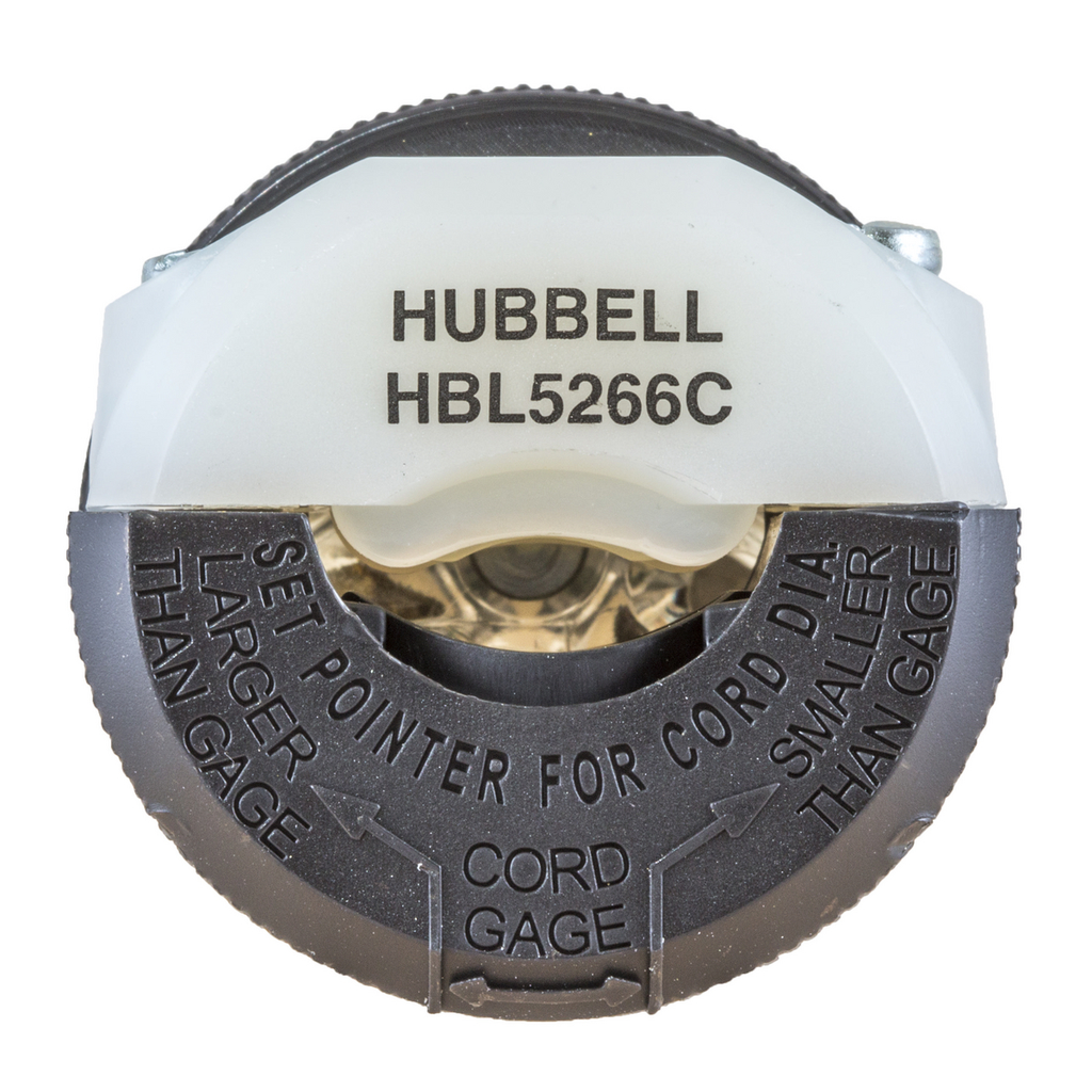 15 Amp Plug, 125V 5-15P Black/White
