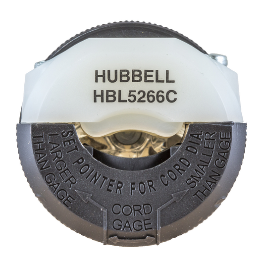 15 Amp Plug, 125V 5-15P Black/White