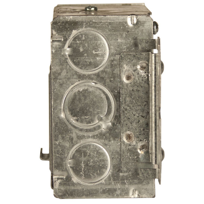 4 In Square Box Welded with STAB-IT Connector, 2-1/8 In