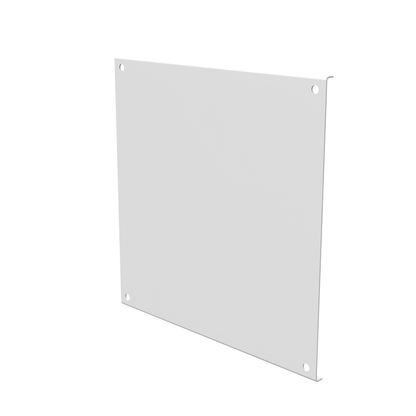 Back Panel Non UL Listed 24X24 Hinge Cover White Steel