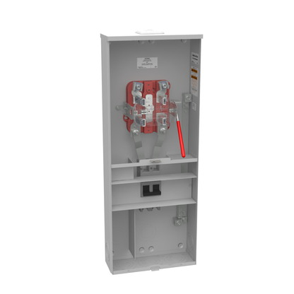 5 Terminal Ringless Small Closing Plate Lever Bypass 1-150 Ampere Main Breaker Long Island Lighting Company