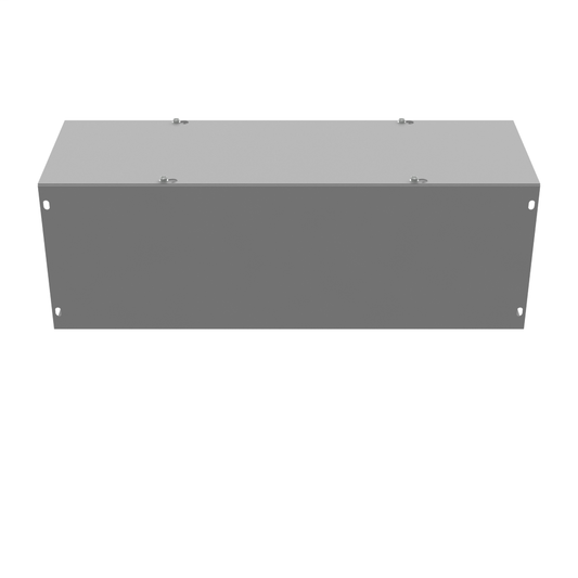 8x24X8 Screw Cover Wireway Type 1 UL Listed Steel No Knockouts ANSI 61 Gray