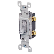 1461-LHC, Clear, 120 Volt, Thermoplastic, 15 Amp