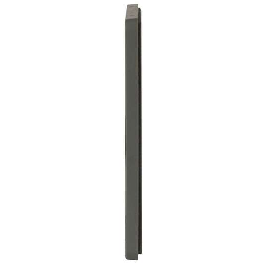 2-Gang Weatherproof Cover, Plastic, Blank, Gray