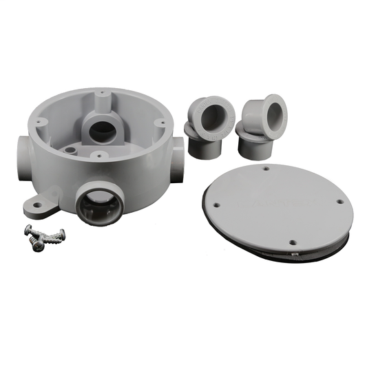 1/2 in. & 3/4 in. Round Junction Box