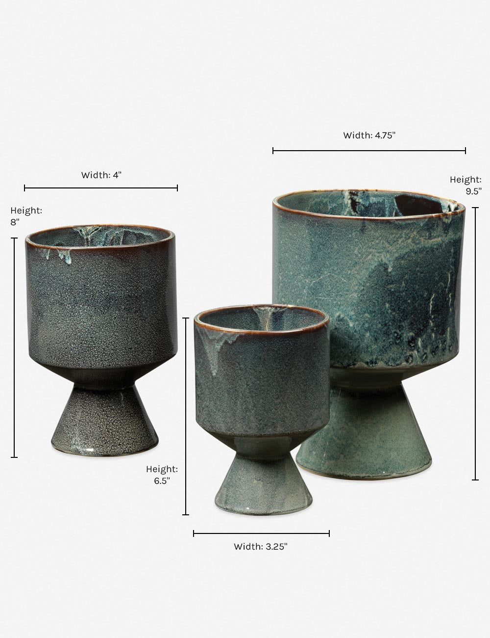 Oriahn Decorative Pots (Set of 3)
