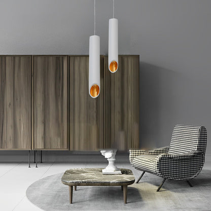 [Open-Box] Long Cylindrical Oblique LED Minimalist Nordic Chandelier Pendant Lights