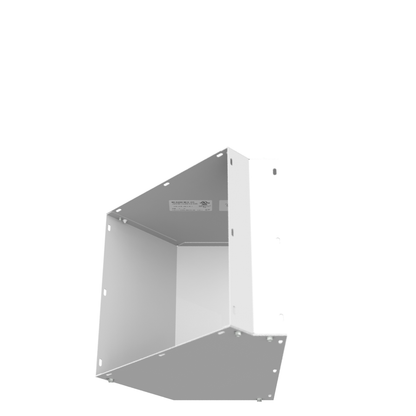 13.469x12x11.781 Wireway Elbow 45 Side Wall Access ANSI 61 Gray Steel