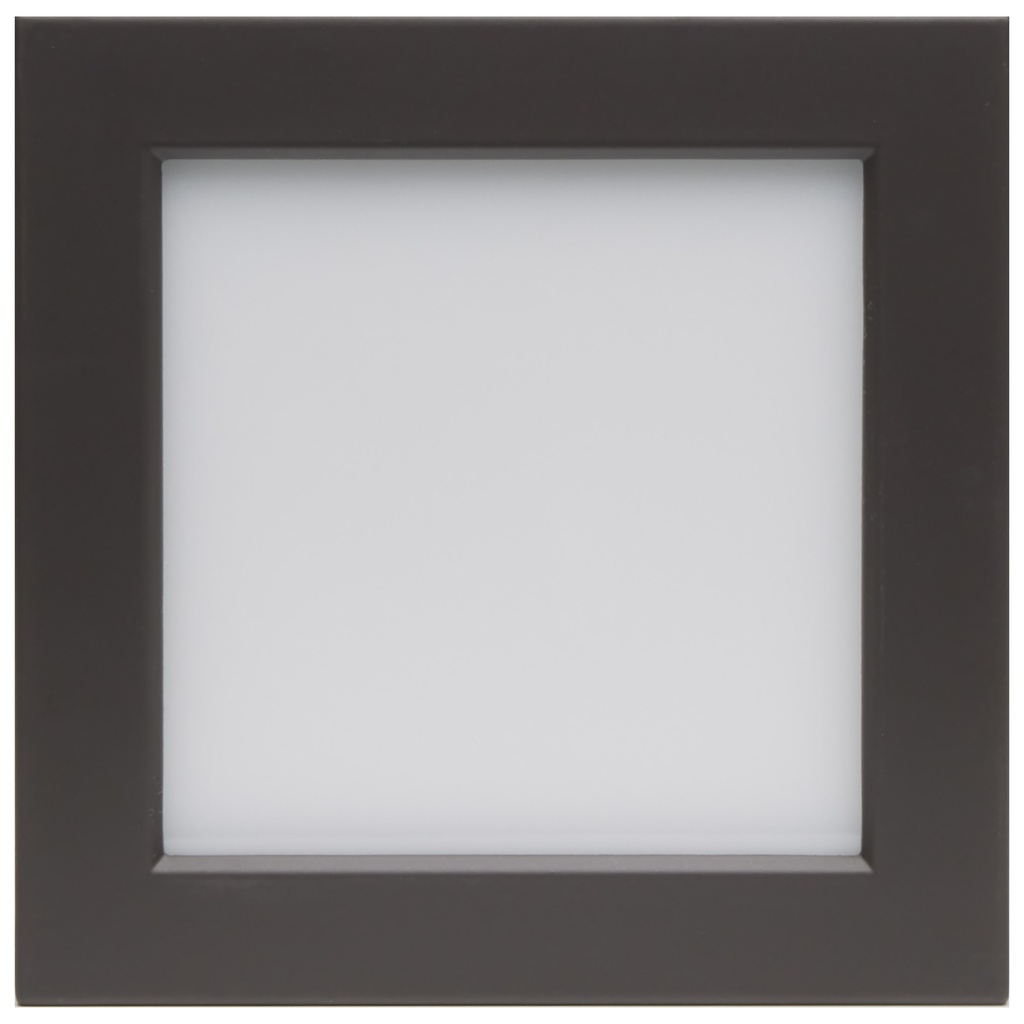 10.5 watt; 5.5" Flush Mount LED Fixture; 2700K; Square Shape; Bronze Finish; 120 volts