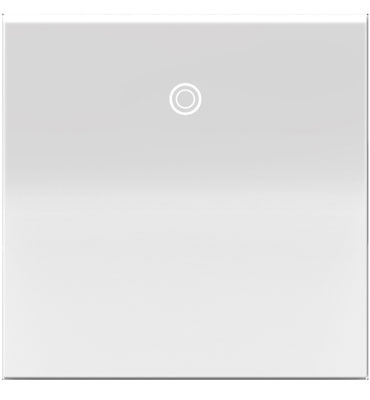 adorne® 15A Paddle Switch, White, with Microban®