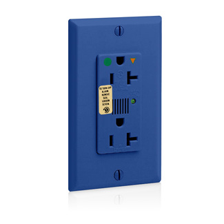 20 Amp, 125 Volt, Decora Plus Surge Protective Duplex Receptacle Outlet, Heavy Duty Hospital Grade