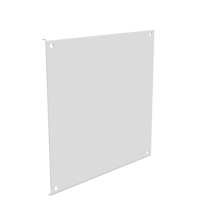 Back Panel Non UL Listed 24X24 Hinge Cover White Steel
