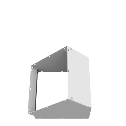11.875x12x12.25 Wireway Elbow 45 Corner ANSI 61 Gray Steel