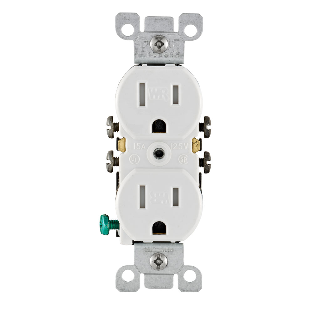 15 Amp Weather & Tamper-Resistant Duplex Outlet