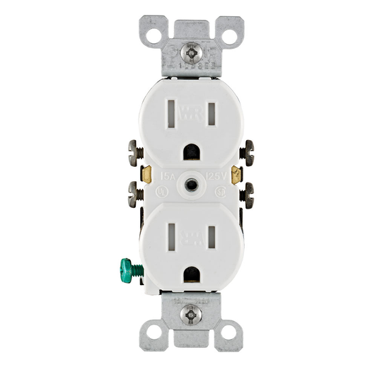 15 Amp Weather & Tamper-Resistant Duplex Outlet