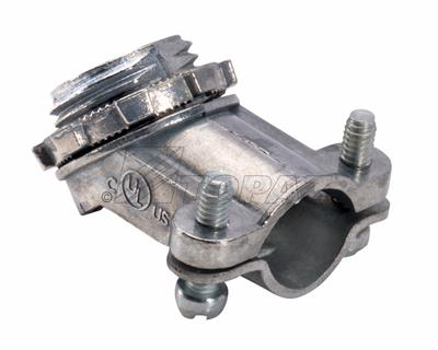 3/8" 45° Squeeze Type BX-Flex Connector
