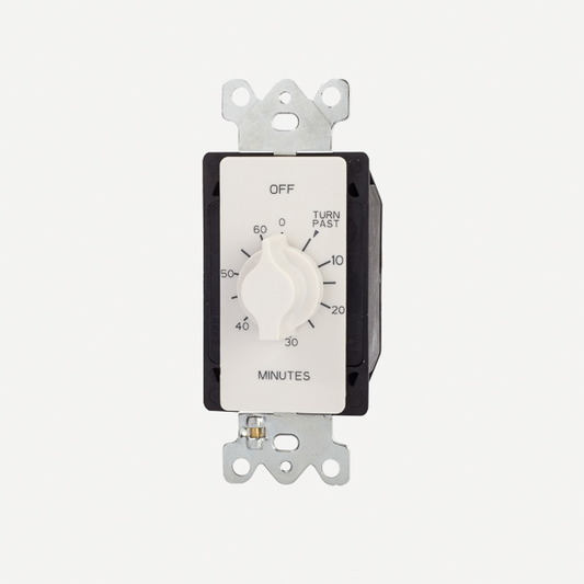 60 Min Timer 125-277V SPDT White