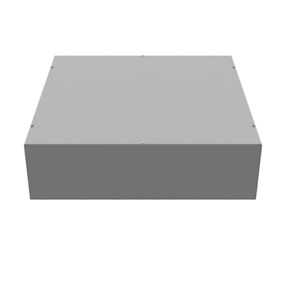 36x10x36 Screw Cover Type 1 UL Steel No KO Gray Cover w/Teardrop Slots Holes In Back