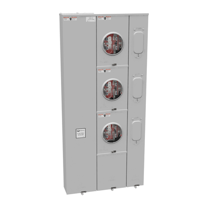 5 Terminal Ringless Large Closing Plate Lever Bypass 3 Position 3-200 Ampere Main Breaker Provision Long Island Lighting Company