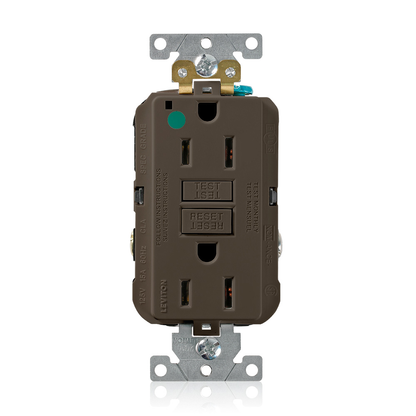 15 Amp SmartlockPro® GFCI Receptacle/Outlet, Hospital Grade