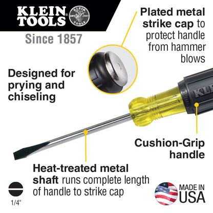 1/4-Inch Keystone Demolition Driver, 4-Inch Shank