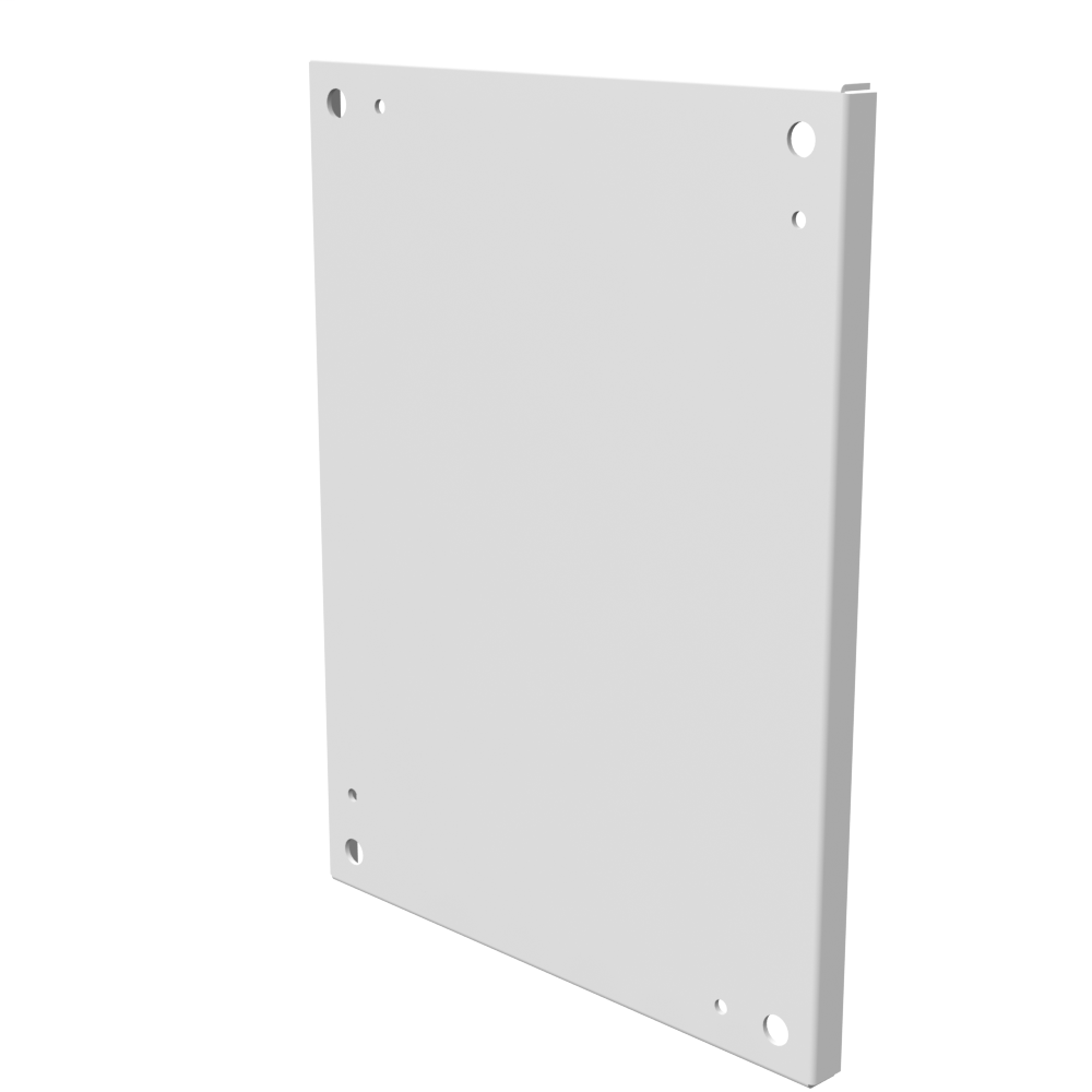 17x13 Back Panel Non UL Listed White Steel
