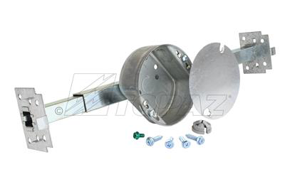 1-1/2" Fan Support Boxes With Brace For New Work
