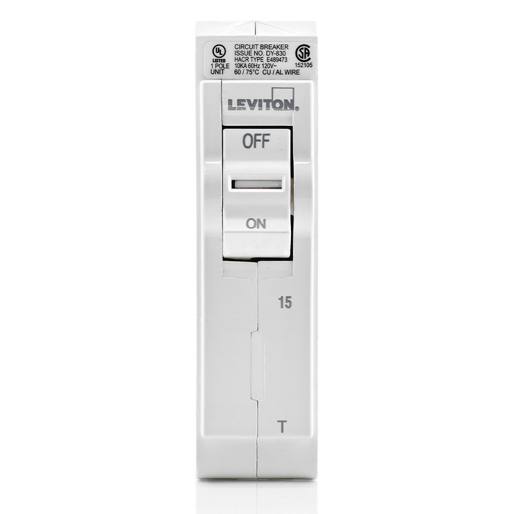 15A 1-Pole Standard Thermal Magnetic Branch Circuit Breaker