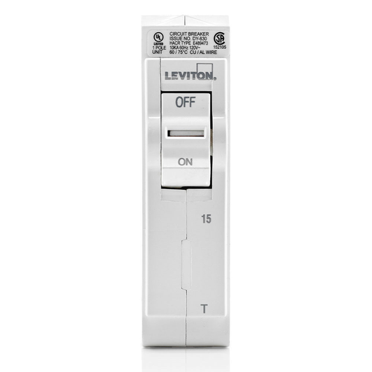 15A 1-Pole Standard Thermal Magnetic Branch Circuit Breaker
