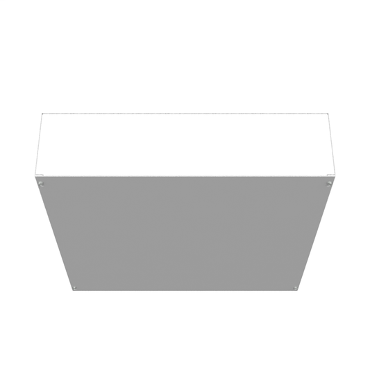 24X6x24 Screw Cover Type 1 UL Listed Steel No Knockouts ANSI 61 Gray Cover With Teardrop Slots Mounting Holes In Back