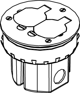 861DB Series Wood Floor Box Assembly