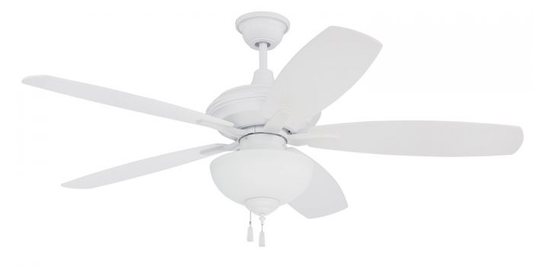 52" Ceiling Fan with Blades and Light Kit - CN52W5