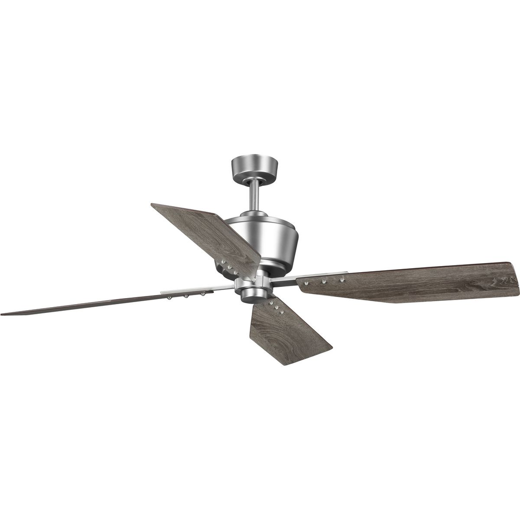 56" Four-Blade Antique nickel ceiling fan