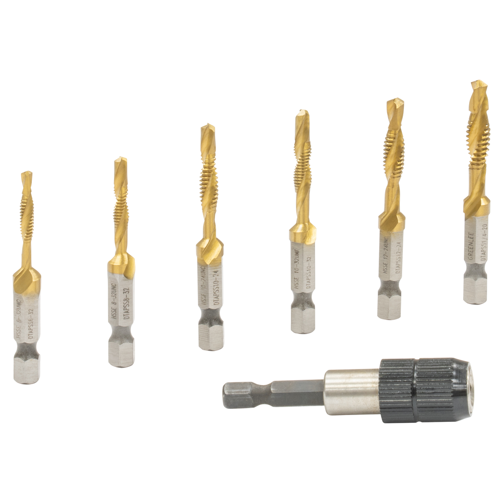 7-piece Drill/Tap Bit Kit for Stainless Steel (Standard)