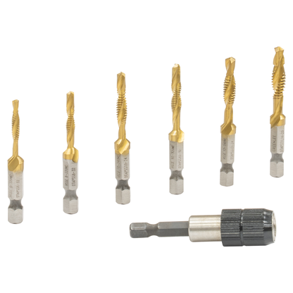 7-piece Drill/Tap Bit Kit for Stainless Steel (Standard)